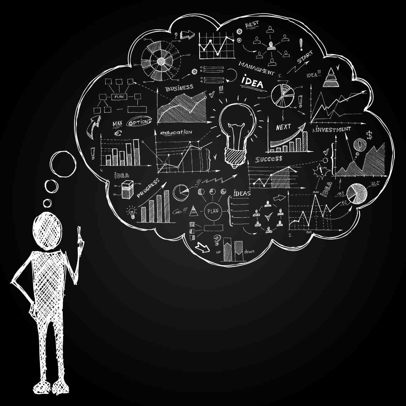 Abstract visual representing a story unfolding or connecting threads